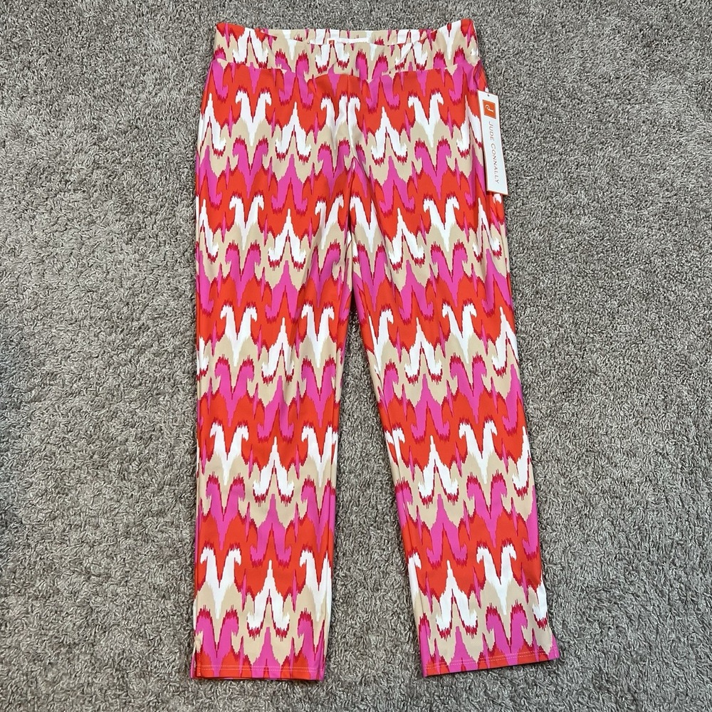 Jude Connally Lucia Pant S Paradise Ikat Peony Pink Multi Jude Cloth Comfort